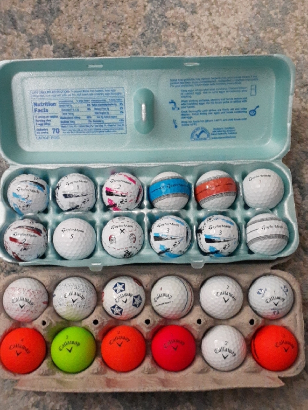 Taylormade & Callaway Golf Balls